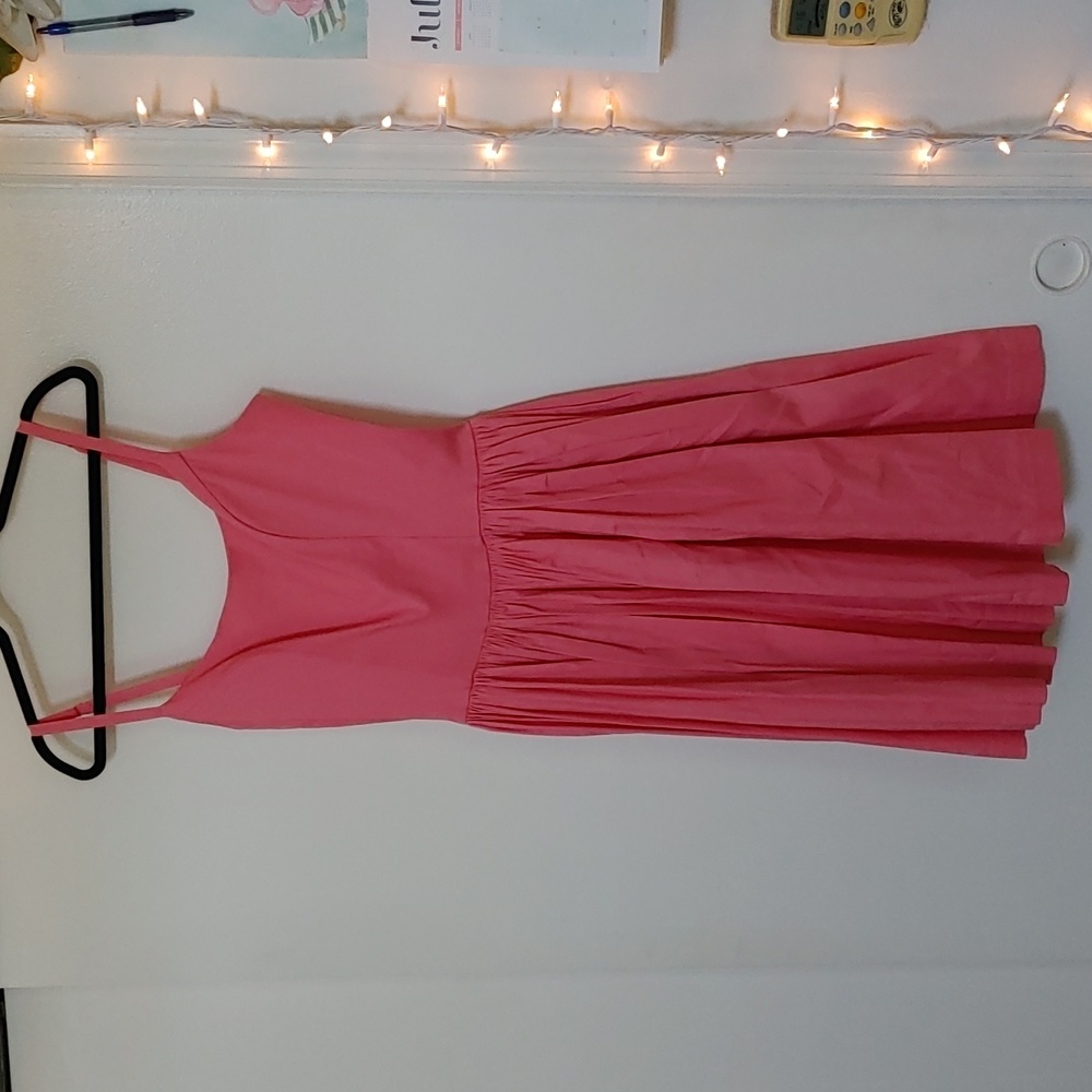 PinUp Girl Clothing Jenny Dress in Bubble Gum Pink